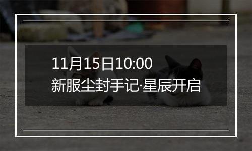 11月15日10:00新服尘封手记·星辰开启
