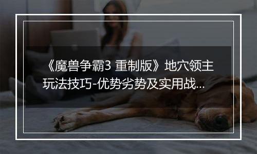 《魔兽争霸3 重制版》地穴领主玩法技巧-优势劣势及实用战术解析