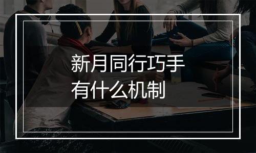 新月同行巧手有什么机制